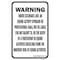Signmission Safety Sign, 12 in Height, Aluminum, 18 in Length, 25176 A-1218-25176 - alternate 1